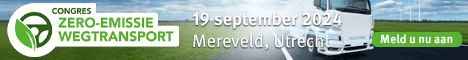Congres Zero-emissie wegtransport - meld u nu aan - 19 september 2024 - Mereveld Utrecht