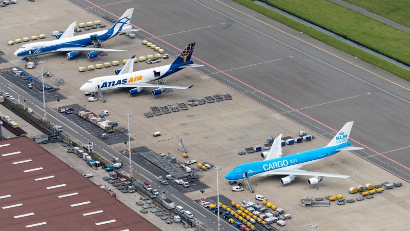 Vrachtvliegtuigen op Schiphol